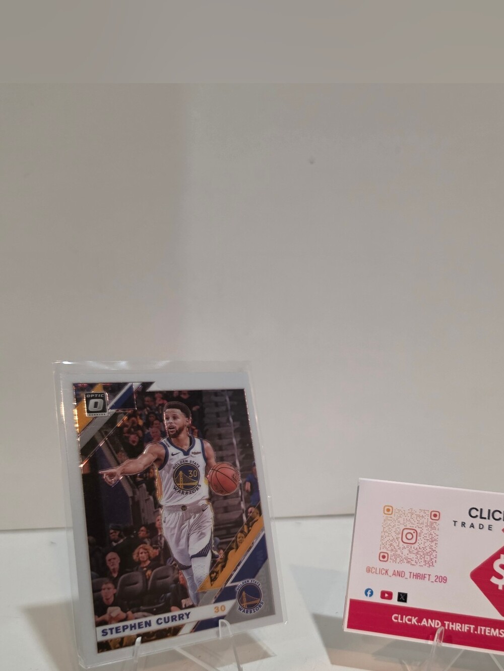 2019-2020 Panini Donruss Optic BB Stephen Curry Golden State Warriors Card #8